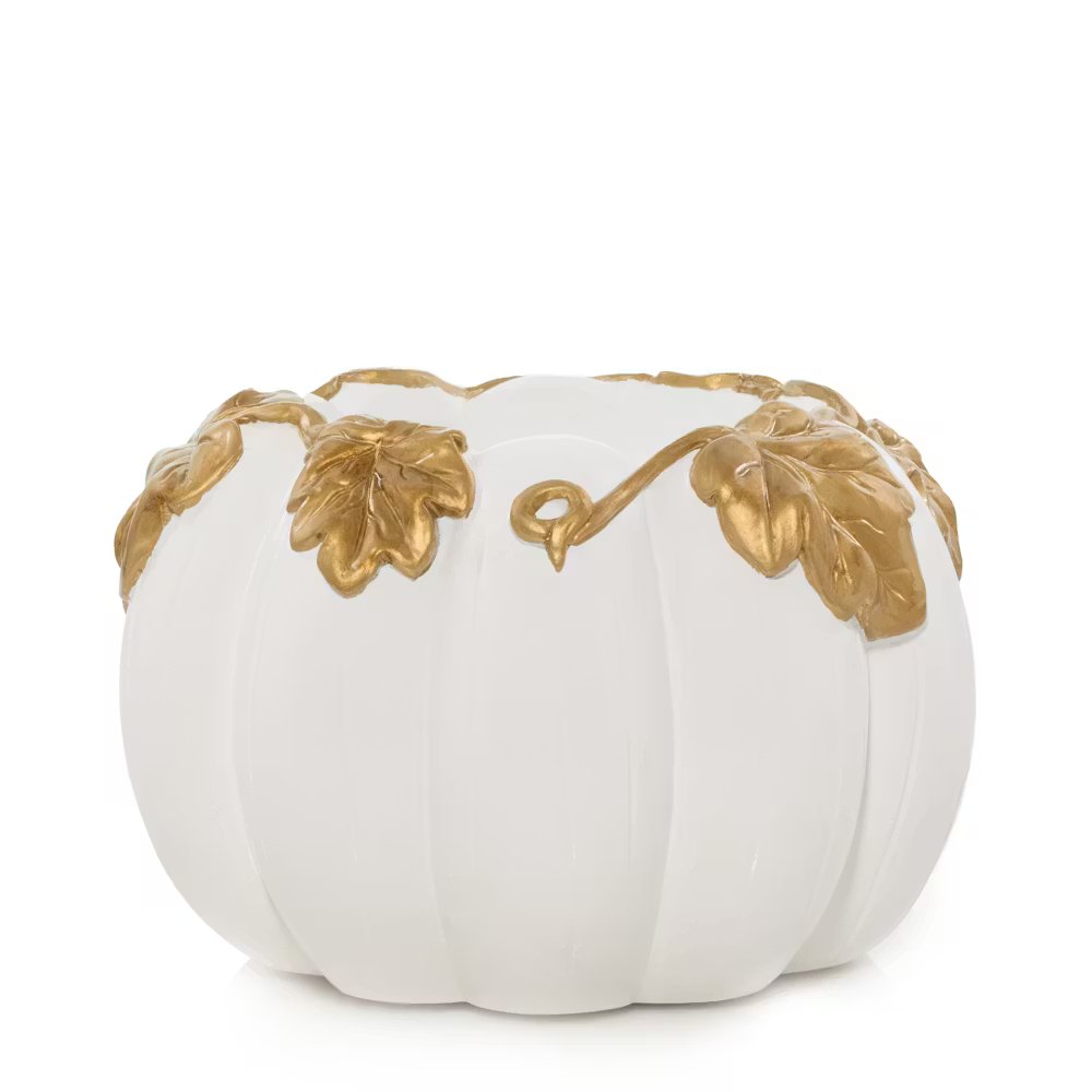 White Pumpkin Resin Holder - Image 3