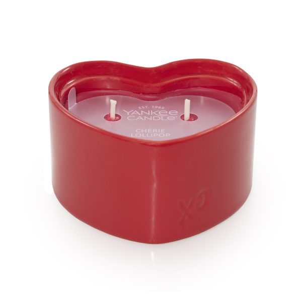 Chérie Lollipop Heart Candle