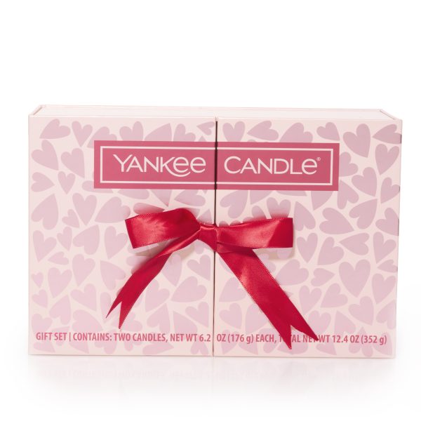 Love Is in the Air Fluted Candles Gift Set