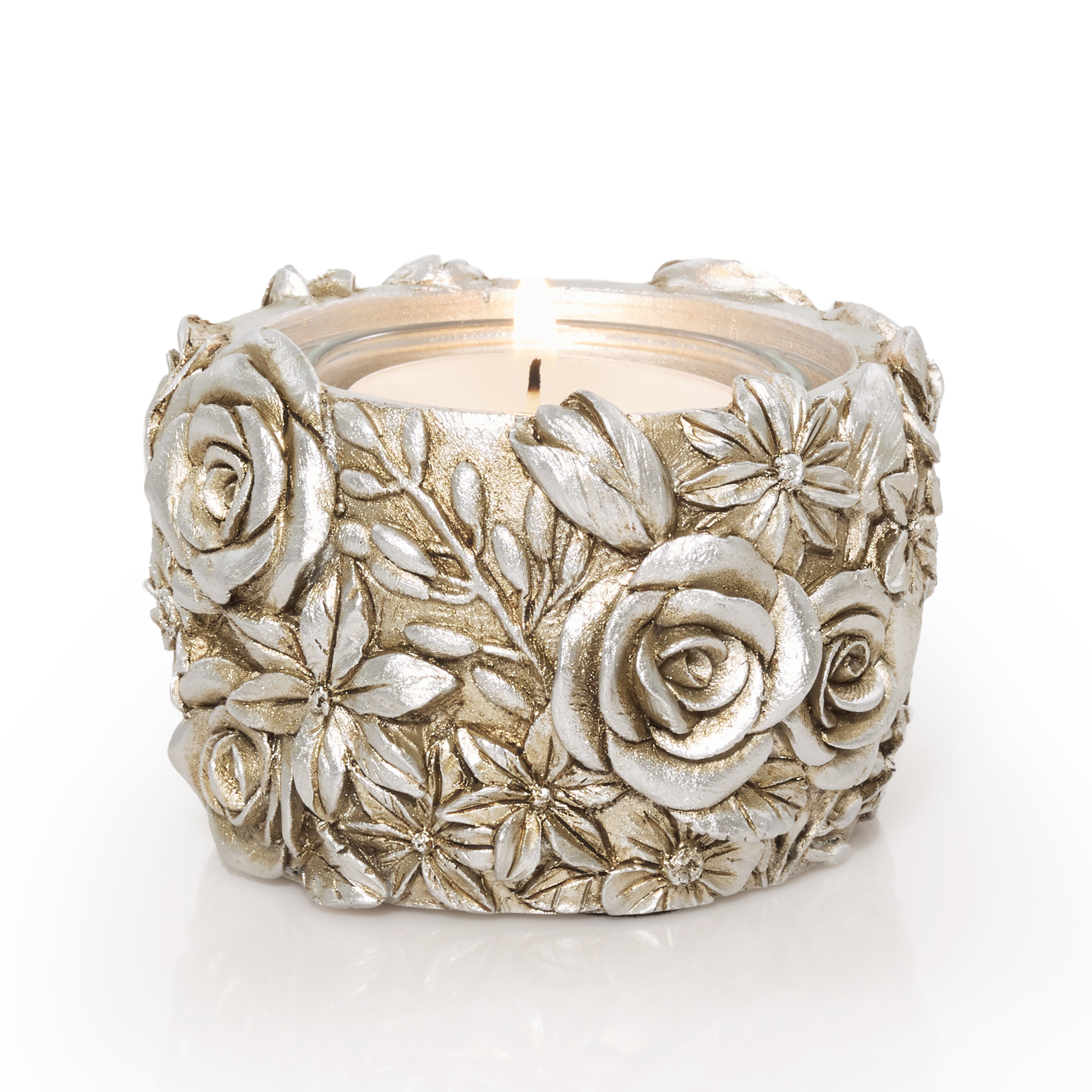 Spring Floral Tea Light Candle Holder